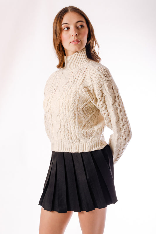 Mock Cable Sweater - BCH