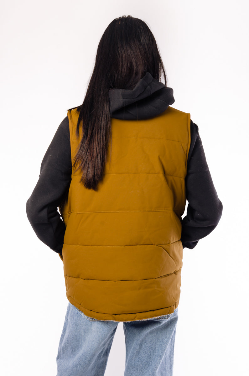 Montana Relaxed Fit Reversible Vest - OAK