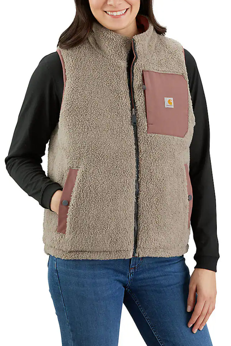 Montana Relaxed Fit Reversible Vest - OAK