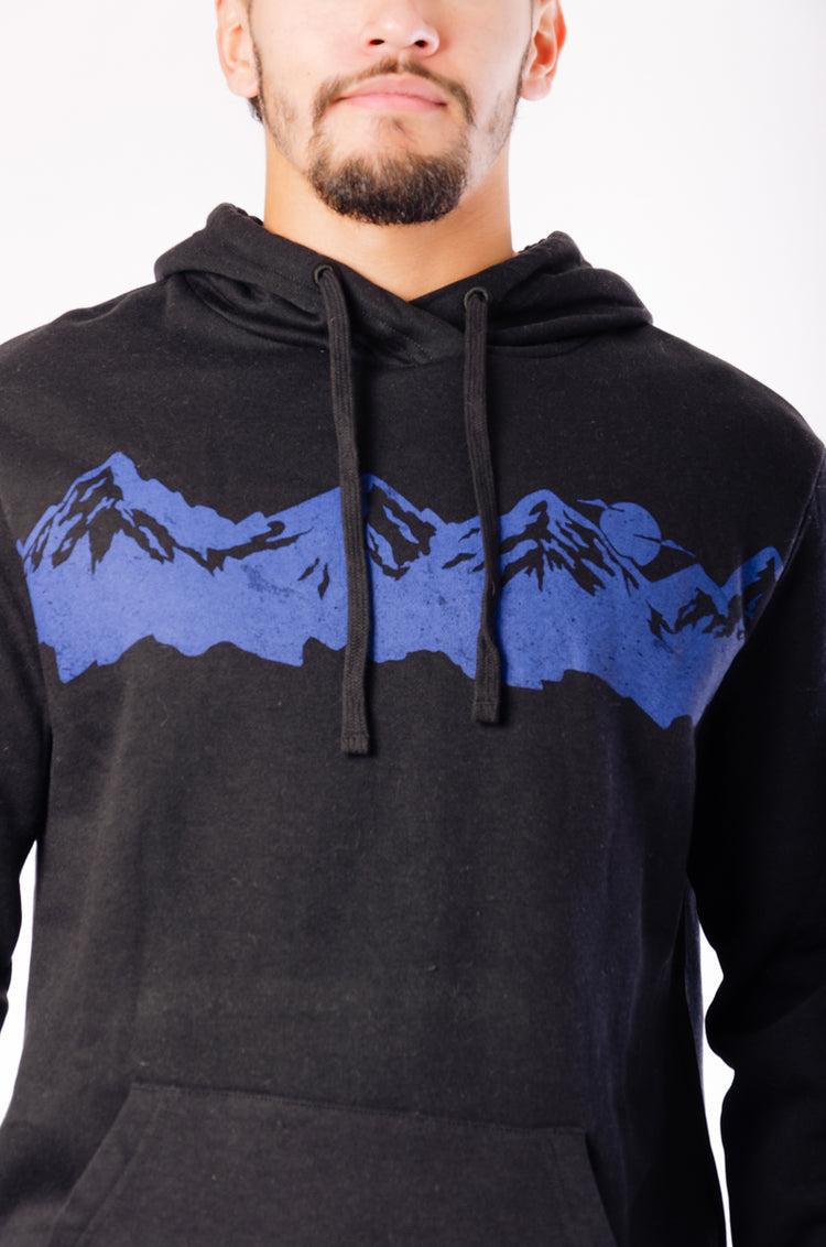 Mountain Range Hoodie - BLK