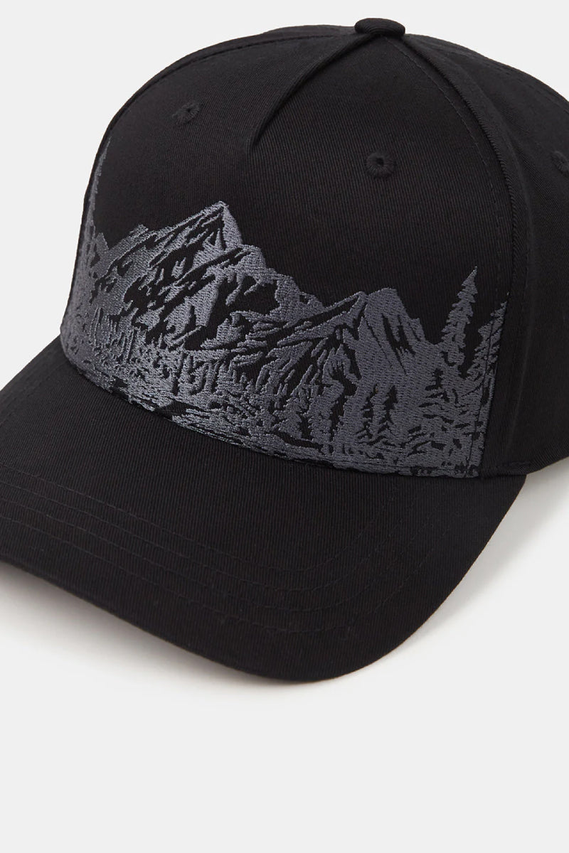 Mountain Scenic Altitude Hat - BLK