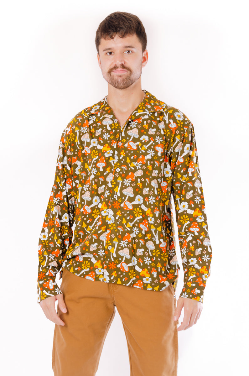 Mushrooms Button Up - OLV