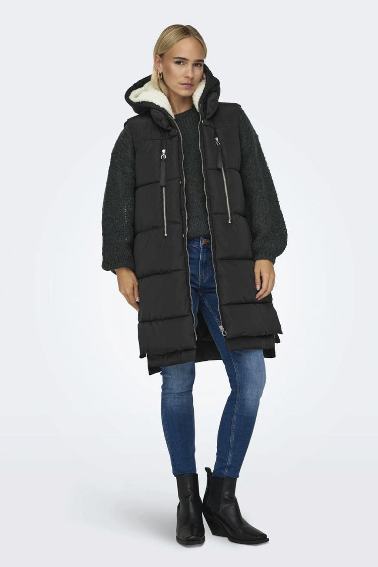 Nora Puffer Vest - BLK