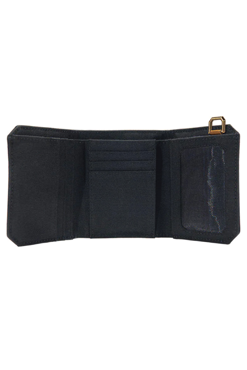 Nylon Duck Trifold Wallet - BLK