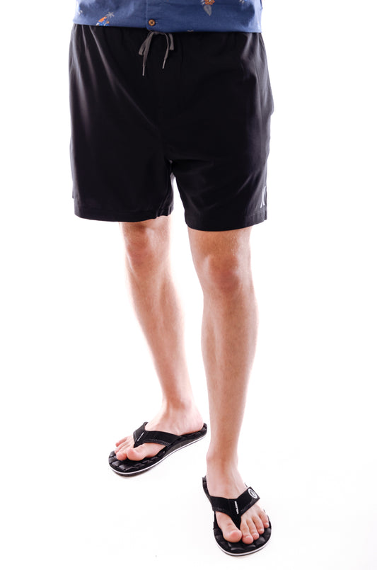 One & Only Solid Volley Shorts - Black