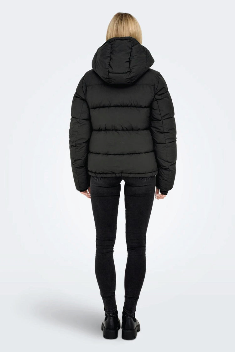 Lann Puffer Shorty Coat - BLK