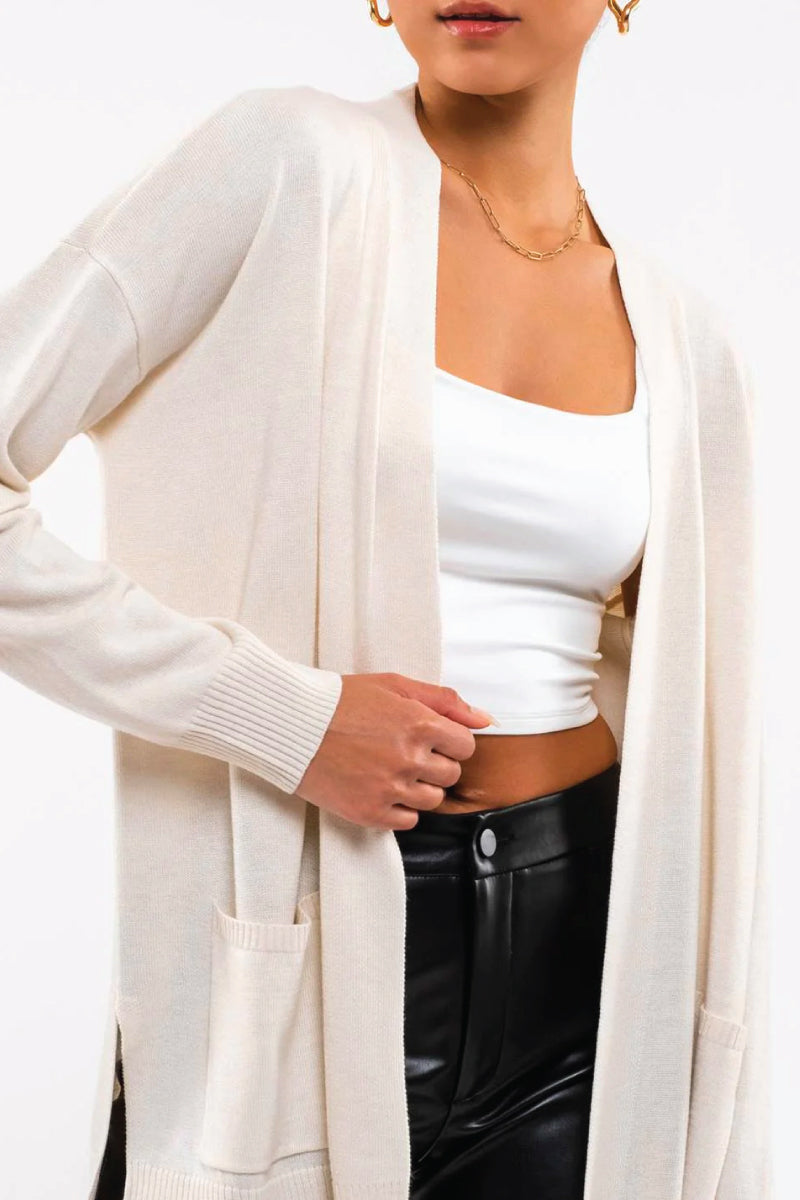 Open Front Cardigan - OAT