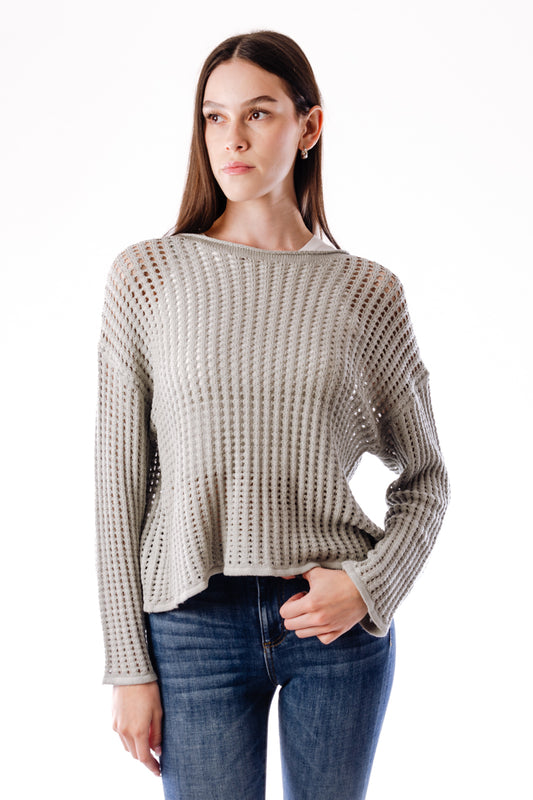 Open Knit Sweater - MNT