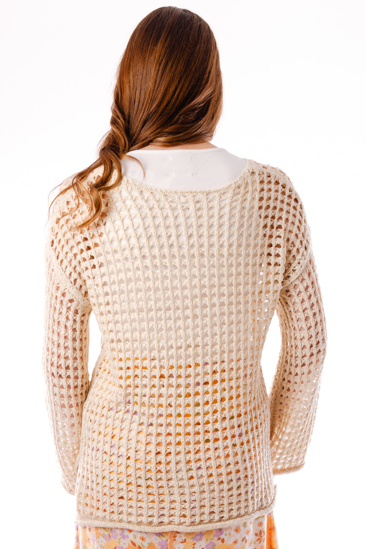 Crochet Sweater - NAT