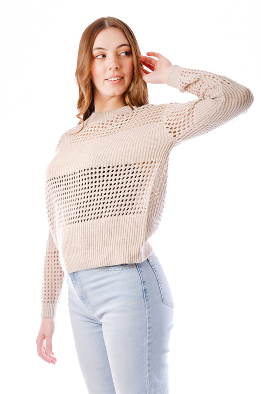 Pamela Open Knit Sweater - MNL