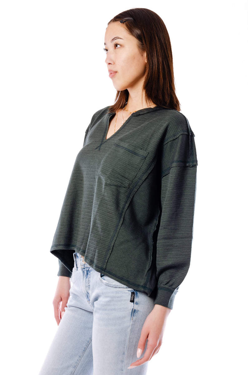 Patchwork Long Sleeve - GRN