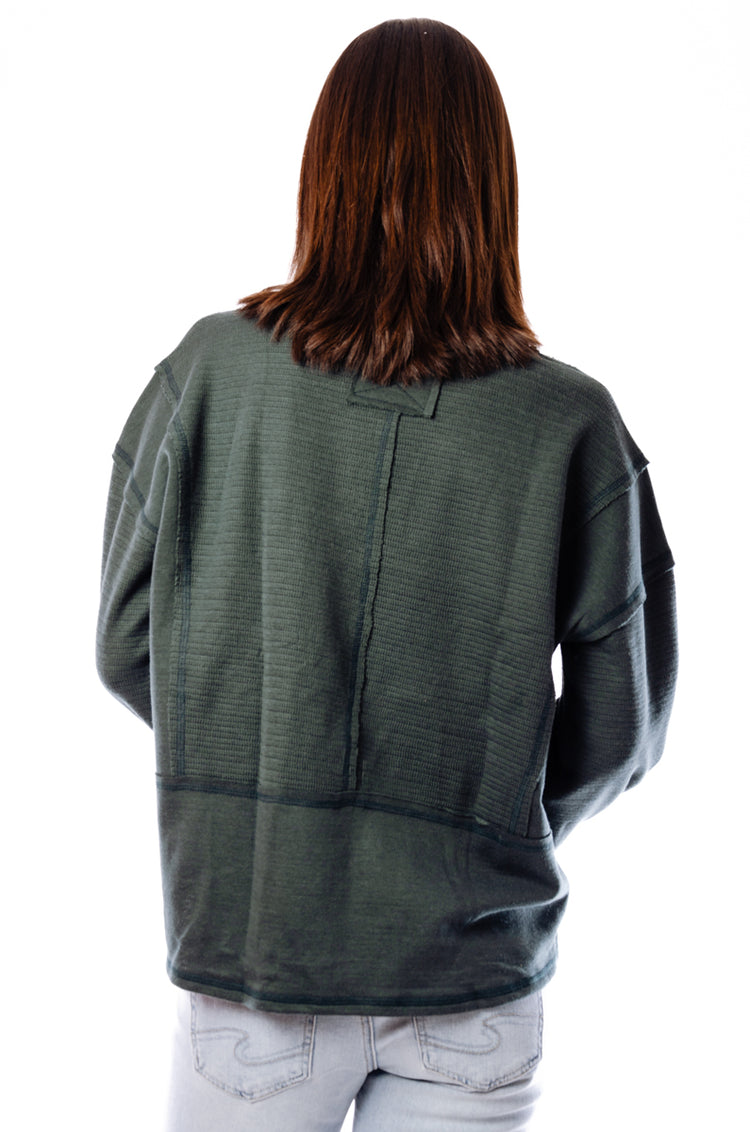 Patchwork Long Sleeve - GRN