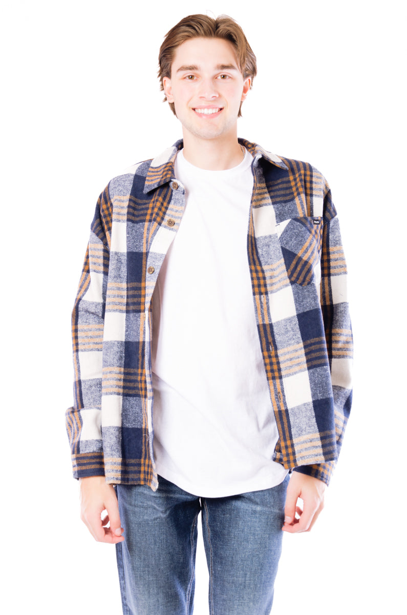 Plaid Performance Flannel Workshirt  - BLB