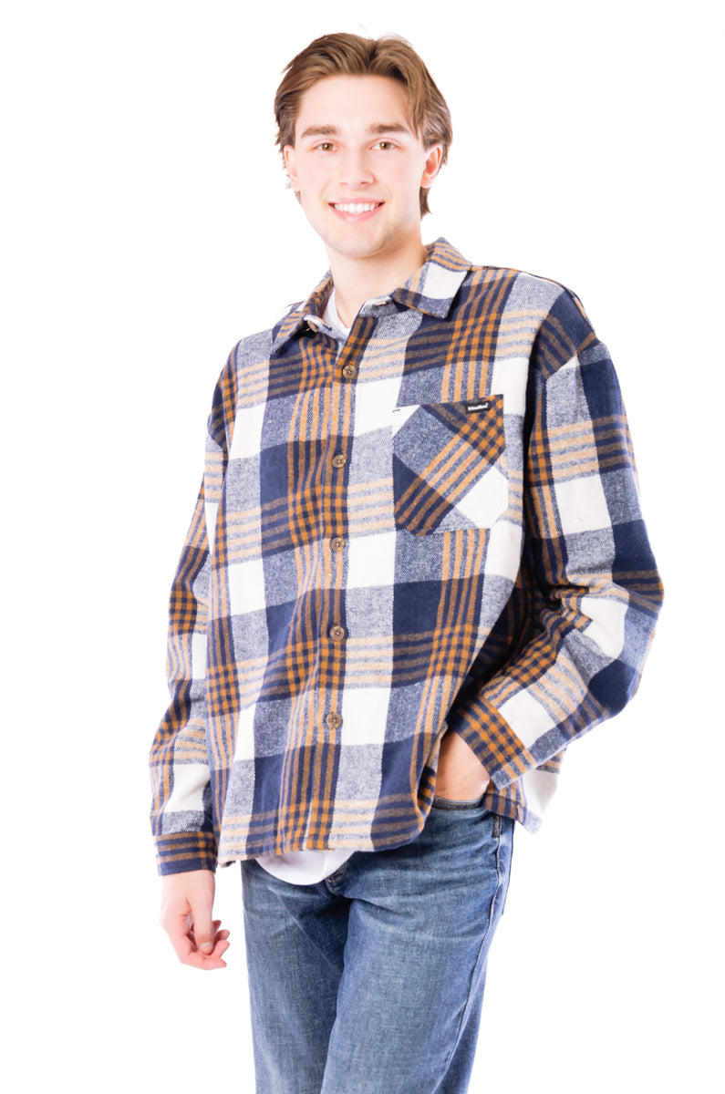 Plaid Performance Flannel Workshirt  - BLB