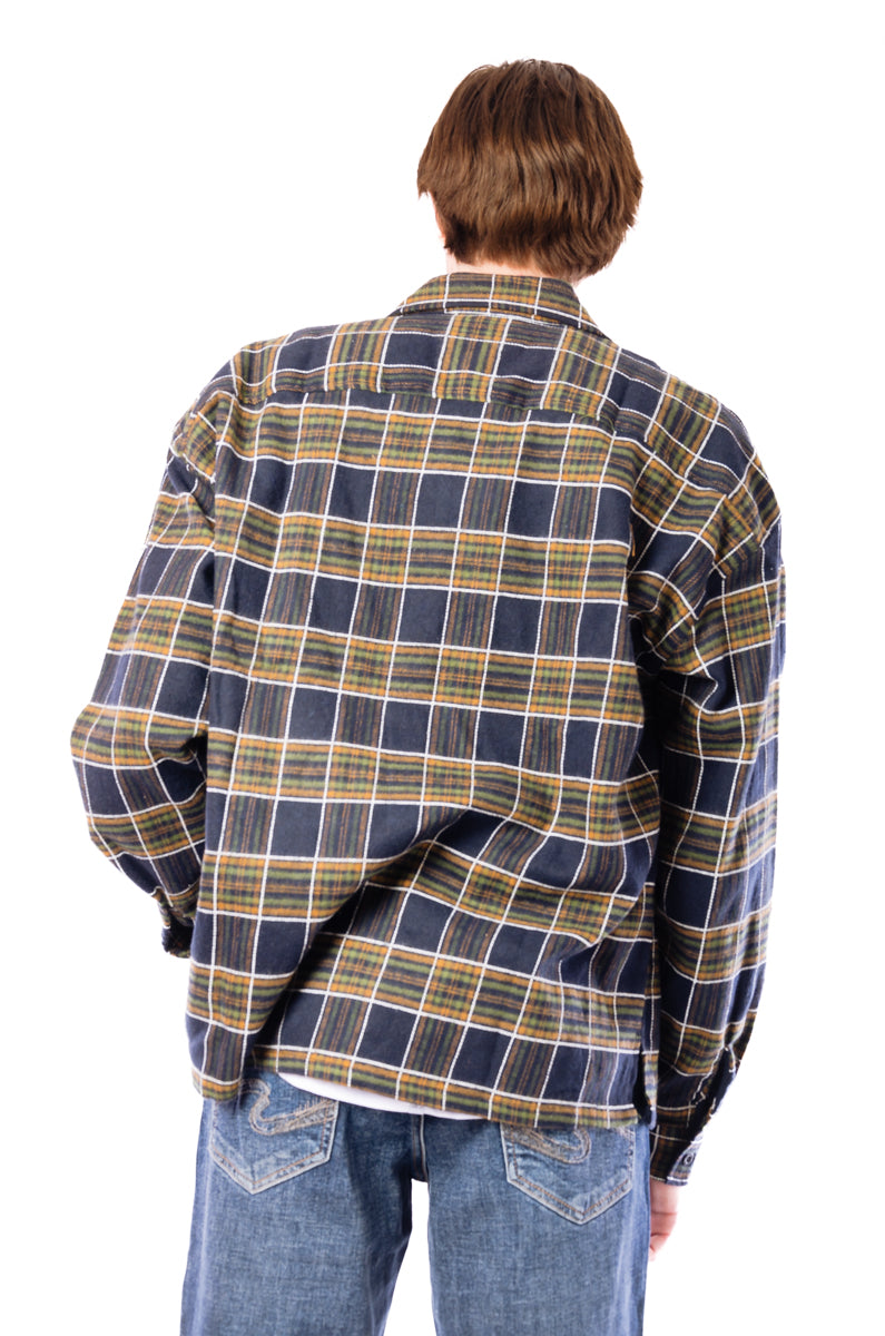 Plaid Performance Flannel Workshirt  - BRG