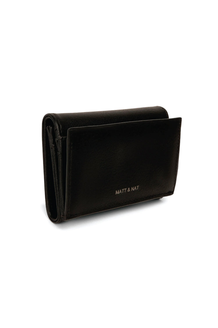 Poem Folded Wallet - Black - BLK