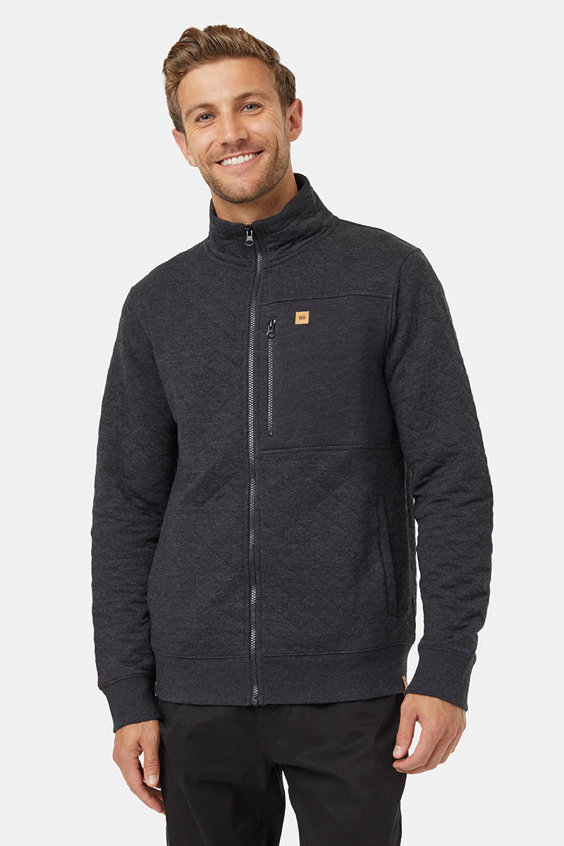 Quilted Full Zip - BLK