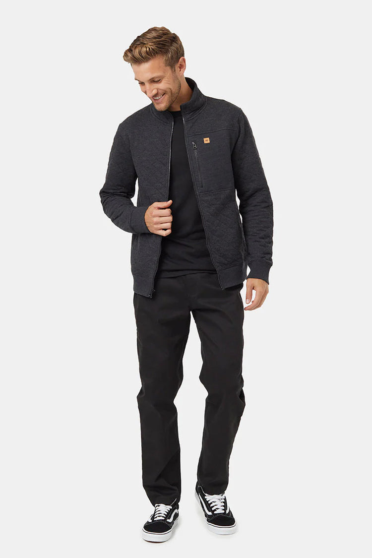 Quilted Full Zip - BLK