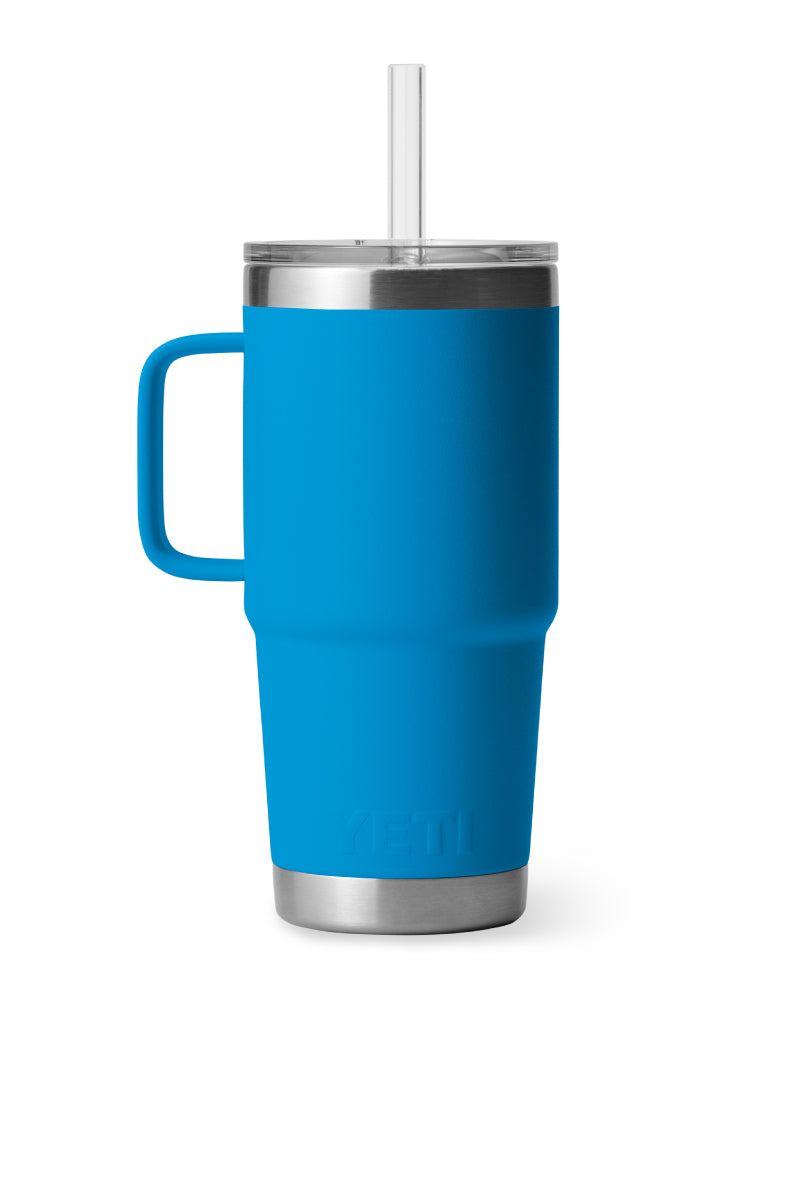 Rambler 25 oz Straw Mug - Big Wave Blue - BWB