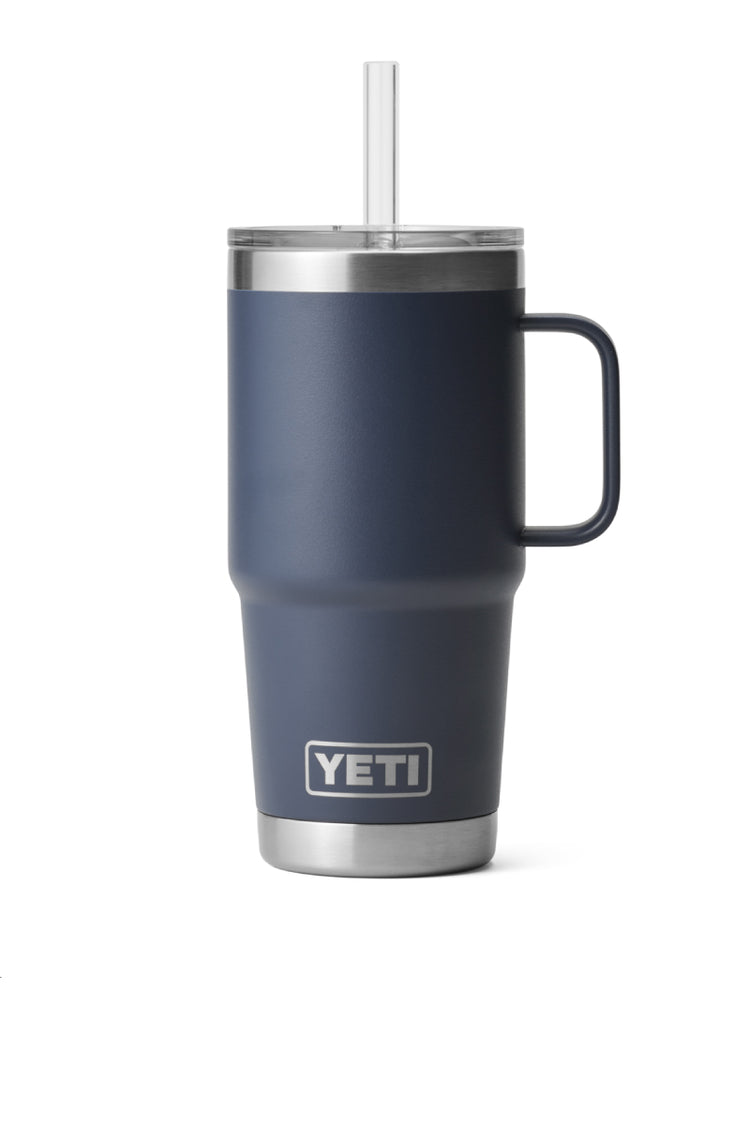 Rambler 25 oz Straw Mug - Navy - NVY