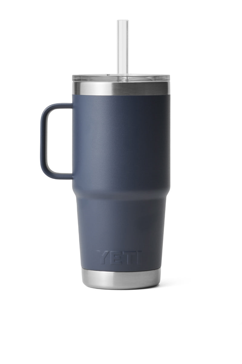 Rambler 25 oz Straw Mug - Navy - NVY