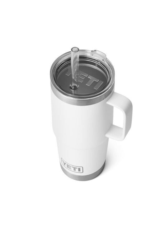 Rambler 25 oz Straw Mug - White - WHT