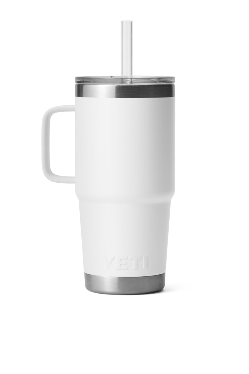 Rambler 25 oz Straw Mug - White - WHT