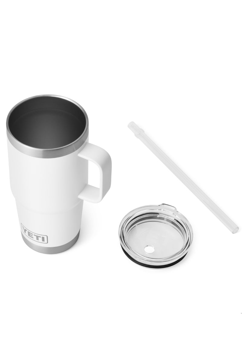 Rambler 25 oz Straw Mug - White - WHT