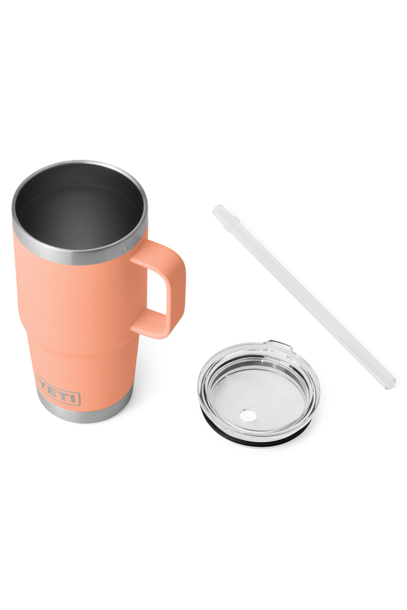 Rambler 25 oz Straw Mug - Lowcountry Peach - LCP