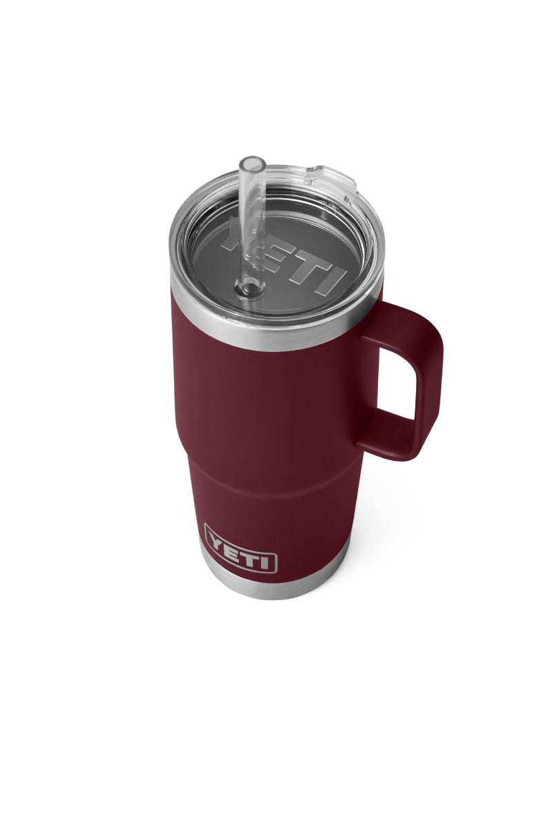 Rambler 25 oz Straw Mug - Wild Vine Red - WVR