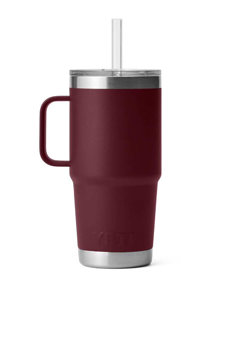 Rambler 25 oz Straw Mug - Wild Vine Red - WVR