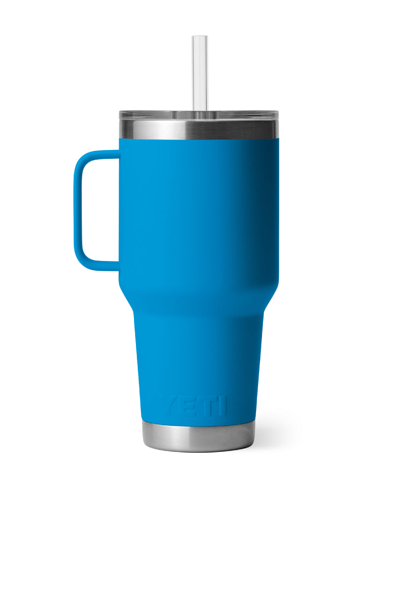 Rambler 35 oz Straw Mug - Big Wave Blue - BWB