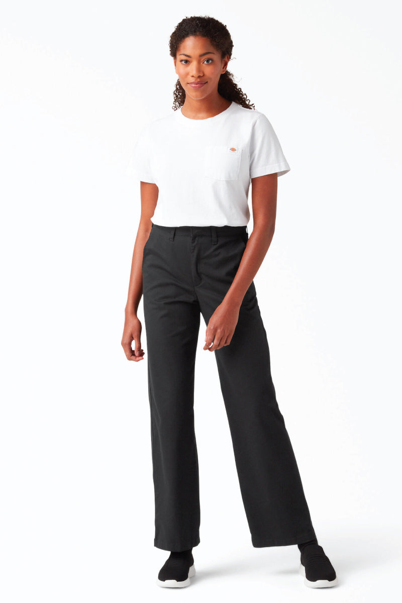 Relaxed Fit Wide Leg Pants - 32