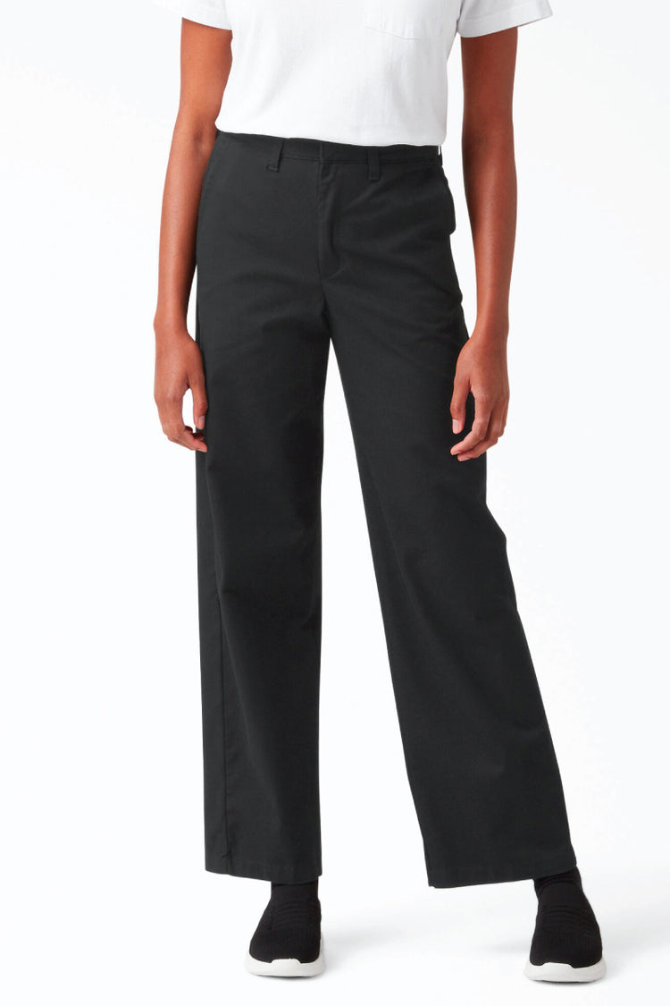 Relaxed Fit Wide Leg Pants - 32