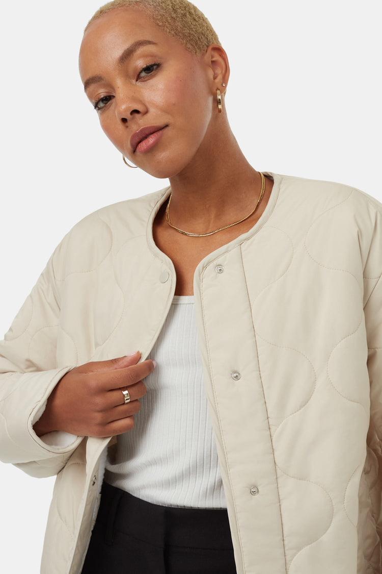 Reversible Ecoloft Bomber Jacket - WHT