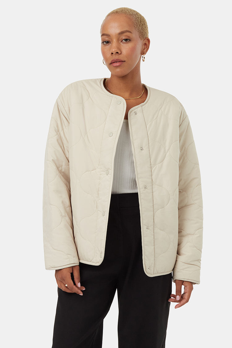 Reversible Ecoloft Bomber Jacket - WHT