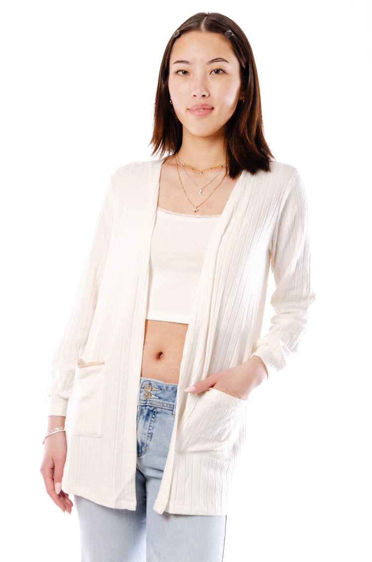 Ribbed Cardigan - CRM