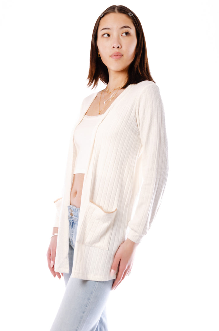 Ribbed Cardigan - CRM