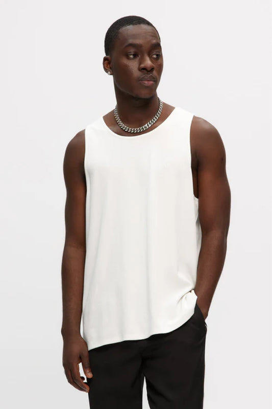 Ribbed Tank - WHT