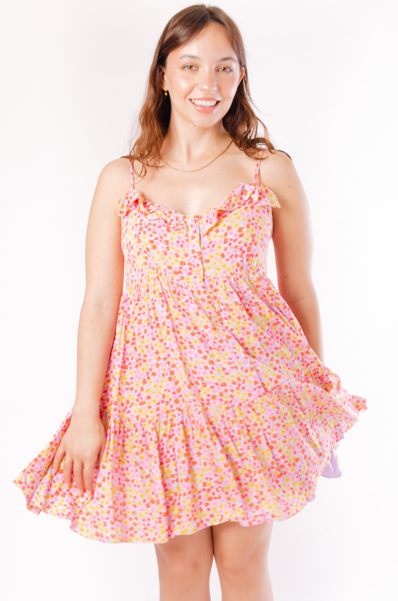 Ruffled Swing Dress - LAV