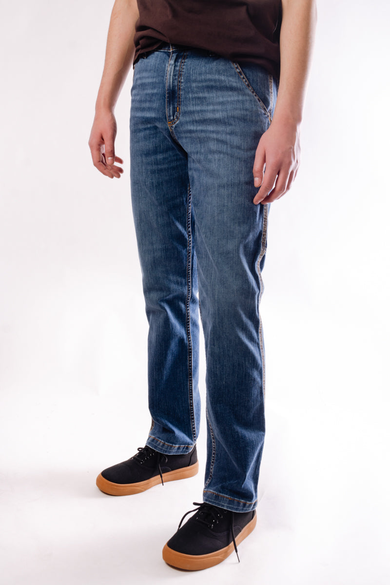 Rugged Relaxed Utility Jeans - 32