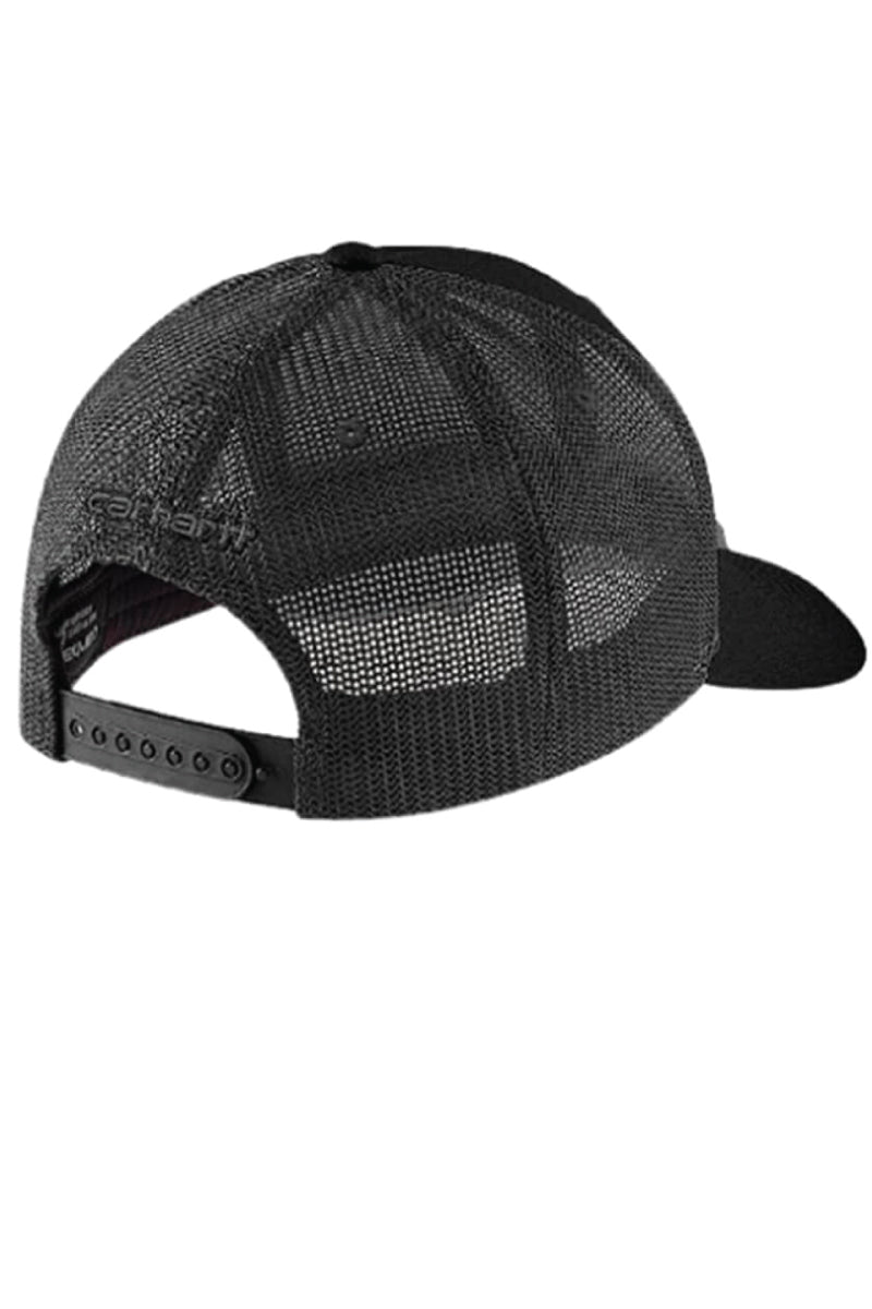 Rugged Twill Mesh Cap - BLK