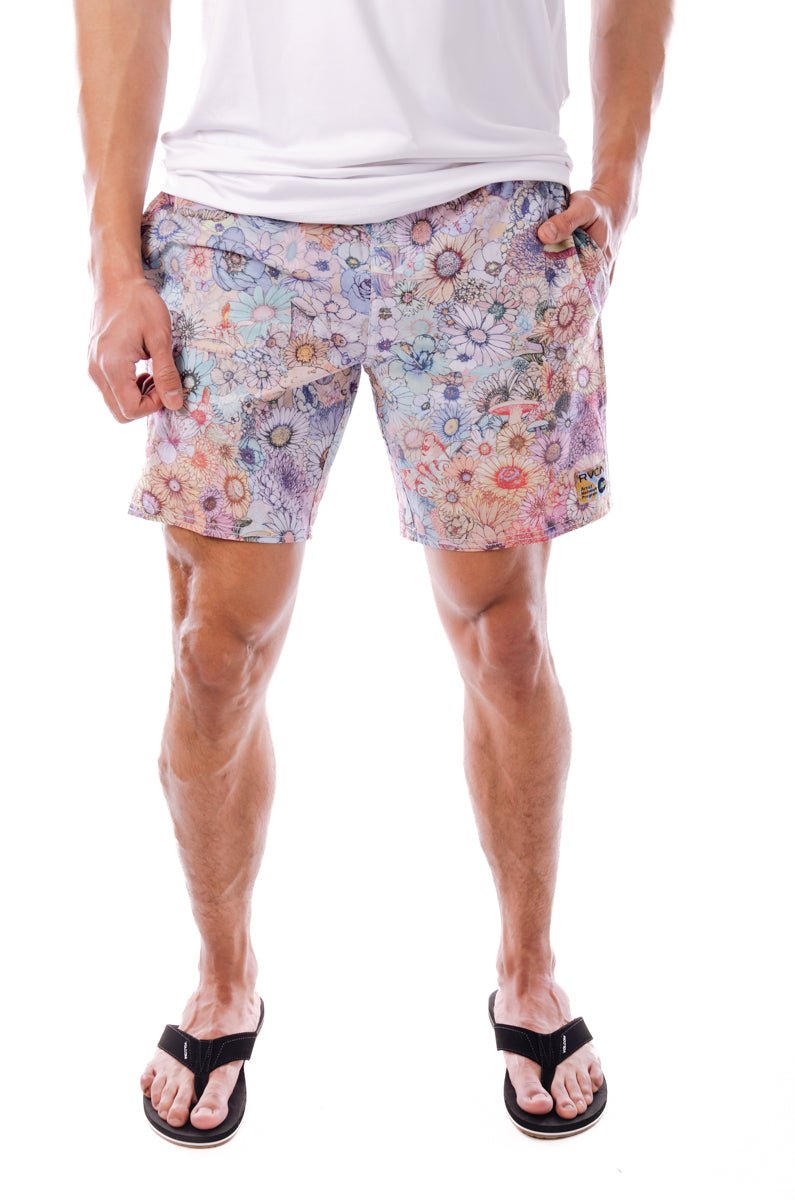 Sage Vaughan Elastic Hemp Shorts - MUL