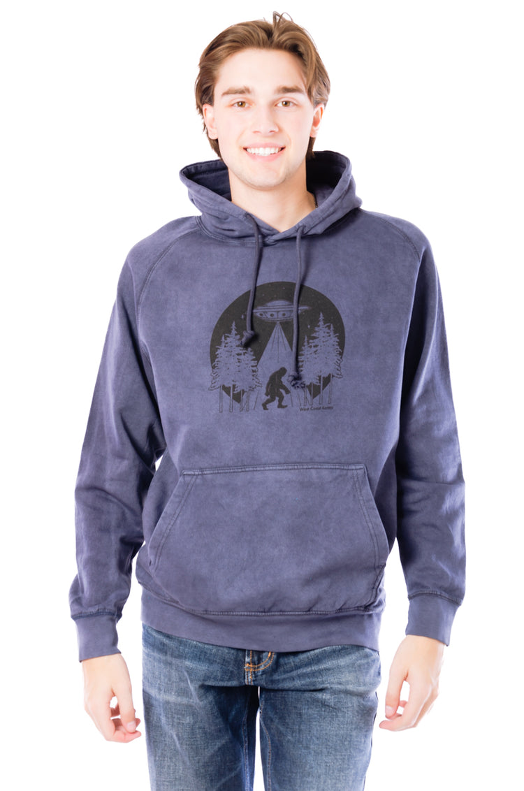 Unisex Sasquatch Abduction Hoodie - NVY