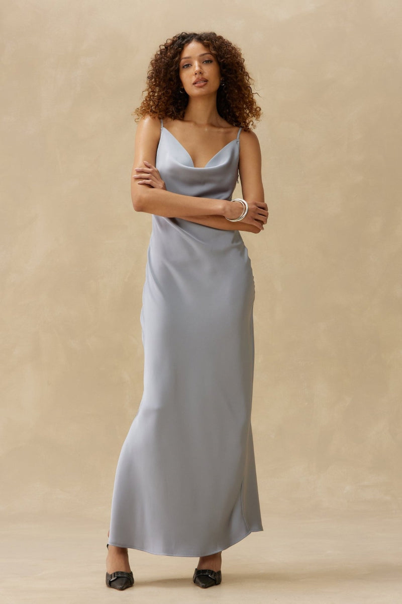 Satin Slip Dress - SIL