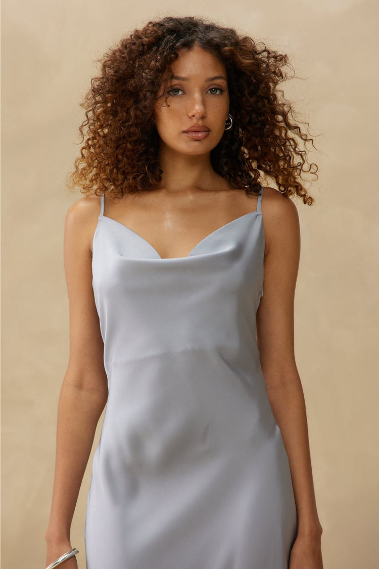 Satin Slip Dress - SIL