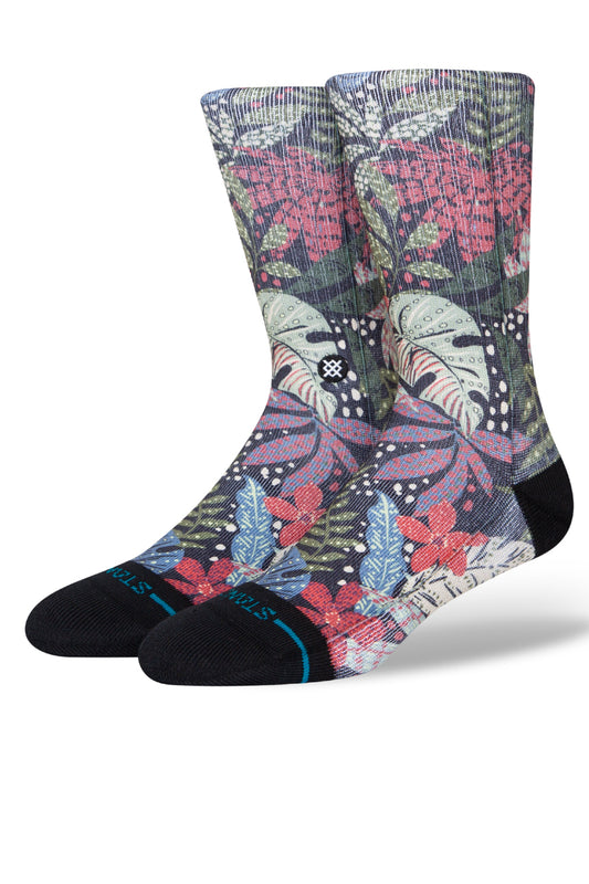 Secret Garden Crew Sock - MUL