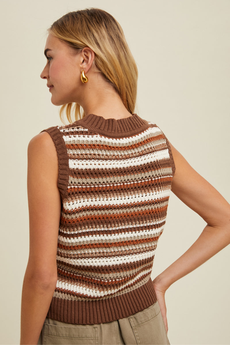 Seville Crochet Vest - CHO