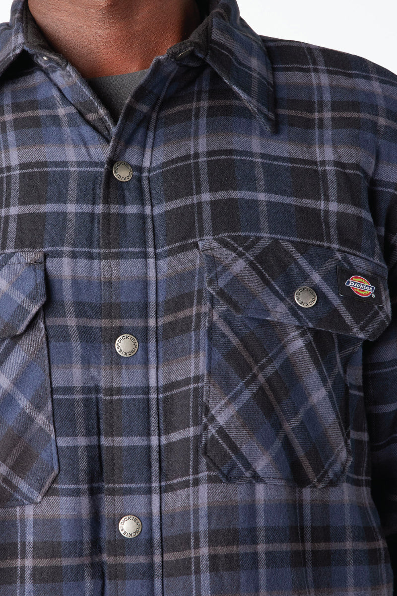 Sherpa Lined Flannel Jacket - NVB