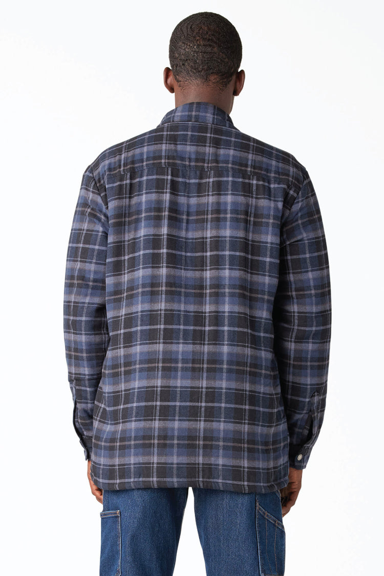 Sherpa Lined Flannel Jacket - NVB